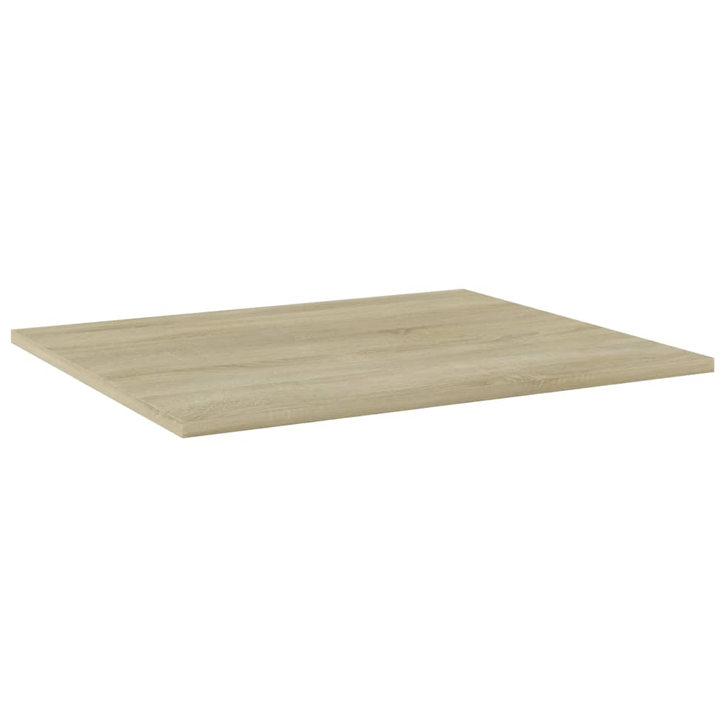 NNEVL Bookshelf Boards 8 pcs Sonoma Oak 60x50x1.5 cm Chipboard