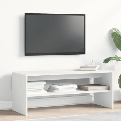 NNEVL TV Cabinet White 100x40x40 cm Engineered Wood