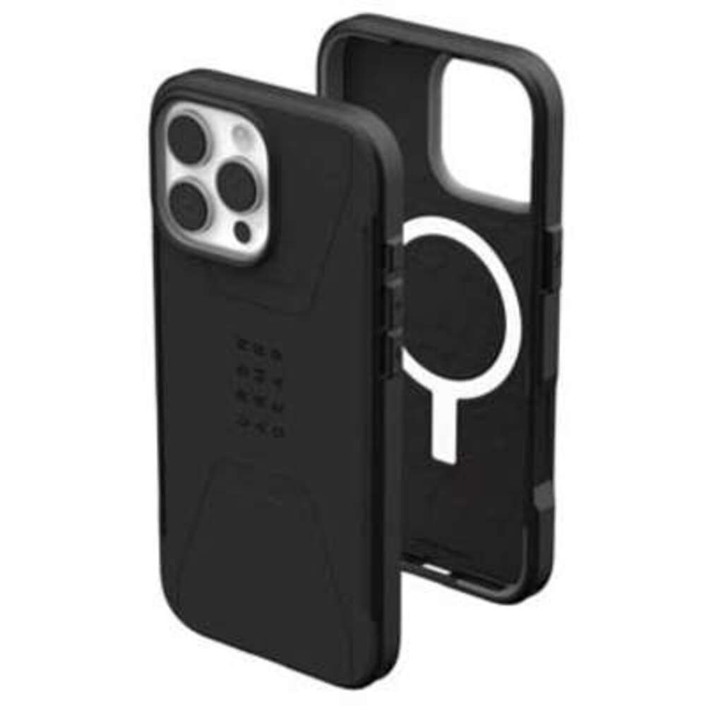NNEDSZ UAG Civilian Magsafe Back Case for iPhone 16 Pro Max - Black